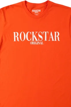 OCTAVIO PRINTED T-SHIRT- ORANGE -The Fresh Brand Shop Octavio Tshirt Orange 2 scaled