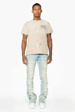 Palmer Beige Graphic T-Shirt -The Fresh Brand Shop PalmerBeigeGraphicT Shirt2 scaled