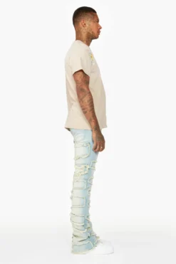 Palmer Beige Graphic T-Shirt -The Fresh Brand Shop PalmerBeigeGraphicT Shirt3 scaled