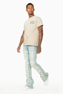 Palmer Beige Graphic T-Shirt -The Fresh Brand Shop PalmerBeigeGraphicT Shirt5 scaled