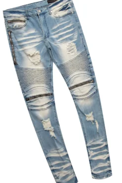 Palmer White T-Shirt & BK Biker Jean Bundle -The Fresh Brand Shop PalmerWhiteT Shirt BKBikerJeanBundle3 scaled