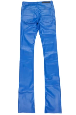 Petrus Royal Faux Leather Super Stacked Flare Jean -The Fresh Brand Shop PetrusRoyalFauxLeatherSuperStackedFlareJean3