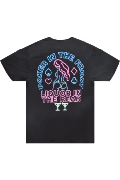 Plaeboy Black Graphic T-Shirt