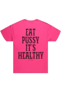 Posse Neon Fuchsia Graphic T-Shirt