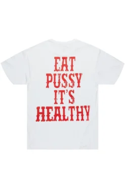 Posse White/Red Graphic T-Shirt