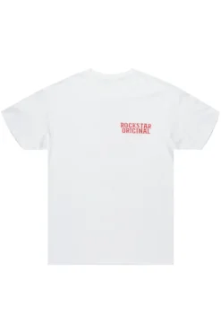 Posse White/Red Graphic T-Shirt -The Fresh Brand Shop Posse White Red Graphic T Shirt3 scaled