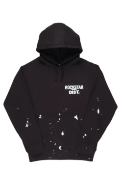 Raffer Black Graphic Hoodie