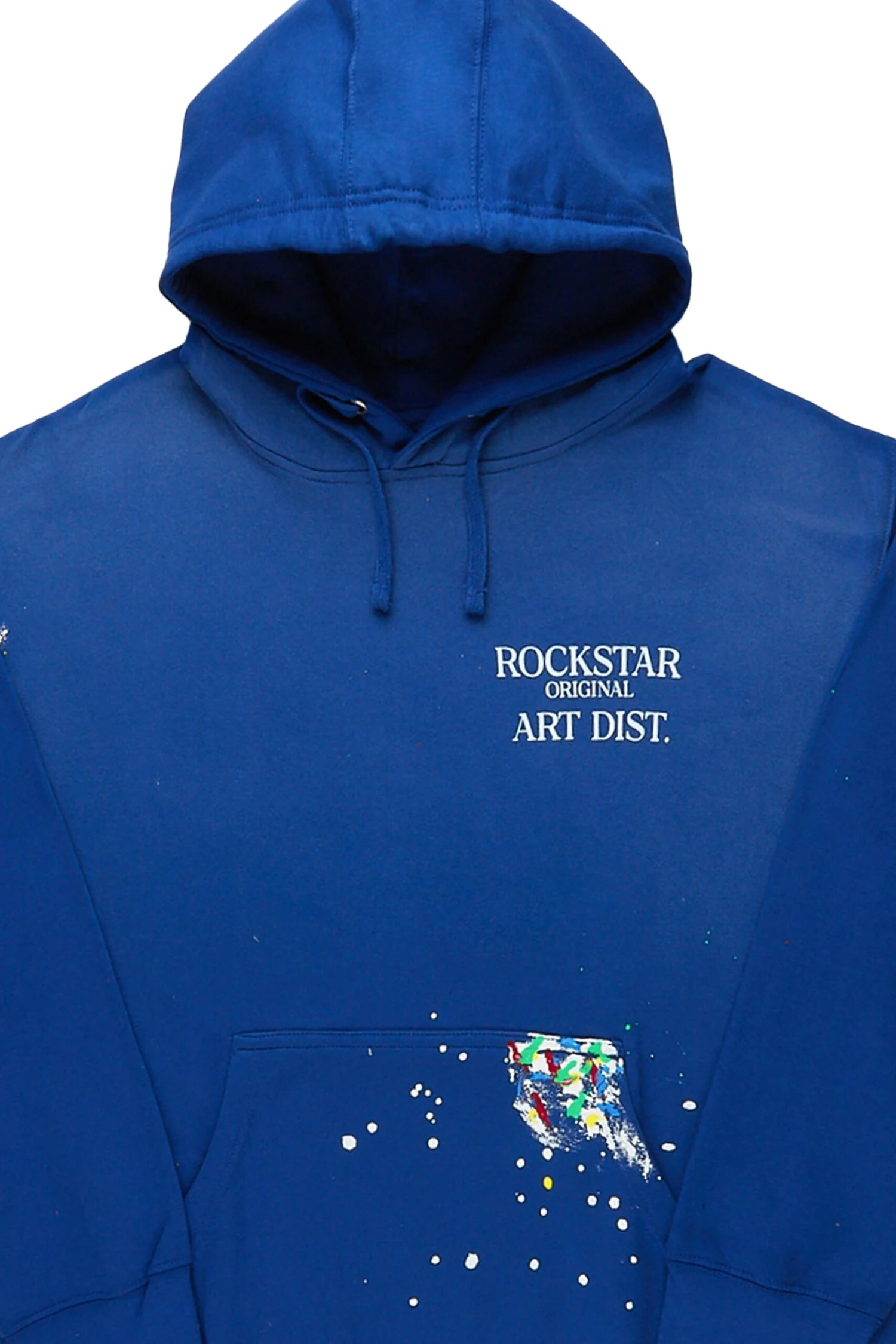 Rockstar Art Dist. Royal Graphic Hoodie 2 Rockstar Art Dist. Royal Graphic Hoodie - Image 2