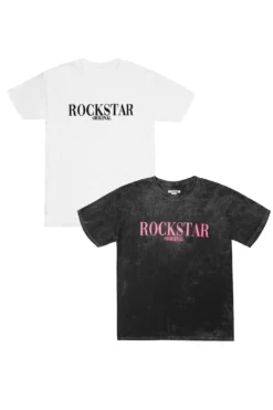 Octavio Multi Printed T-Shirt 2 Pack (Pack 4)