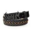 SILAS ROCKSTAR LOGO BELT- BLACK/ORANGE