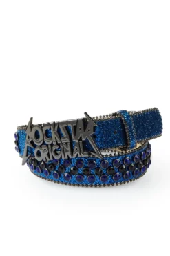 SILAS ROCKSTAR LOGO BELT- ROYAL BLUE