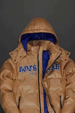 SIR LEATHERETTE PUFFER JACKET-BEIGE -The Fresh Brand Shop SIR2 LEATHERETTE PUFFER JACKET BEIGE scaled