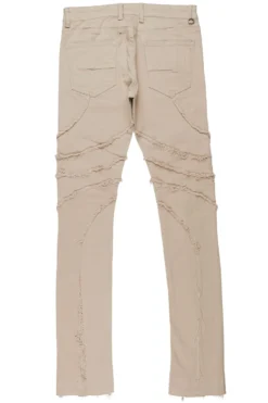 Sagan Tan Stacked Flare Jean -The Fresh Brand Shop Sagan Tan Stacked Flare Jean3 scaled