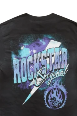 Seger Black Graphic T-Shirt -The Fresh Brand Shop Seger Black Graphic T Shirt3 scaled