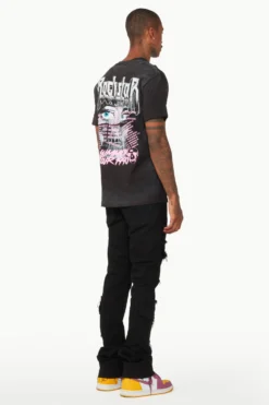 Tyrell Black Stacked Flare Cargo Jean -The Fresh Brand Shop WEEK15 20 May 2329506 scaled