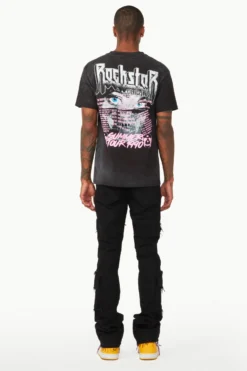 Tyrell Black Stacked Flare Cargo Jean -The Fresh Brand Shop WEEK15 20 May 2329507 scaled
