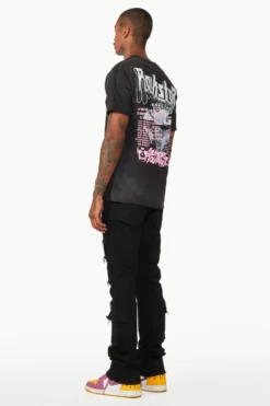 Tyrell Black Stacked Flare Cargo Jean -The Fresh Brand Shop WEEK15 20 May 2329508 scaled