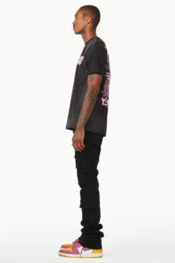 Tyrell Black Stacked Flare Cargo Jean -The Fresh Brand Shop WEEK15 20 May 2329509 scaled