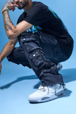 Konrad Grey Wash Cargo Stacked Flare Jean -The Fresh Brand Shop Web1920 67