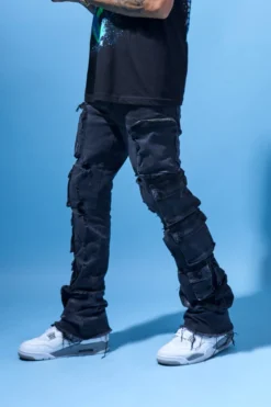 Konrad Grey Wash Cargo Stacked Flare Jean -The Fresh Brand Shop Web1920 73