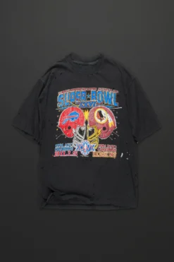 XXVI Black Oversized Graphic T-Shirt